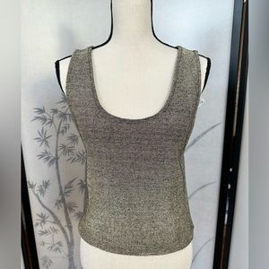 Absolutely Beautiful Zara Women’s Sparkly Blouse top, Gold, Medium